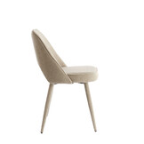 Light & Living - Eetkamerstoel DJESLIN - 57x51x84cm - Grijs - Set van 2