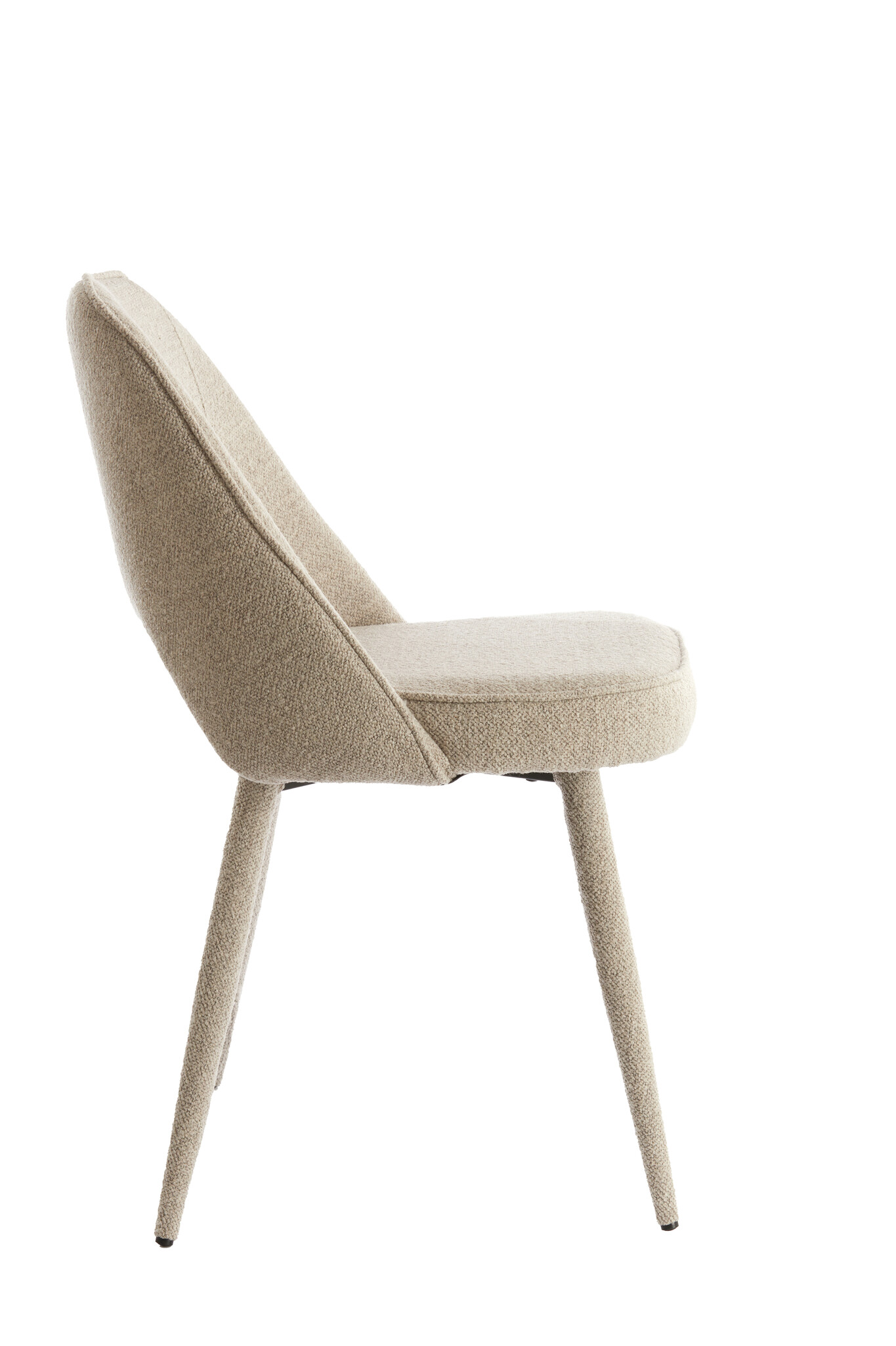 Light & Living - Eetkamerstoel DJESLIN - 57x51x84cm - Grijs - Set van 2
