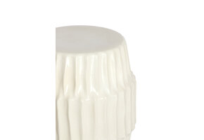 Light & Living - Bijzettafel ISILI - Ø40x52cm - Wit