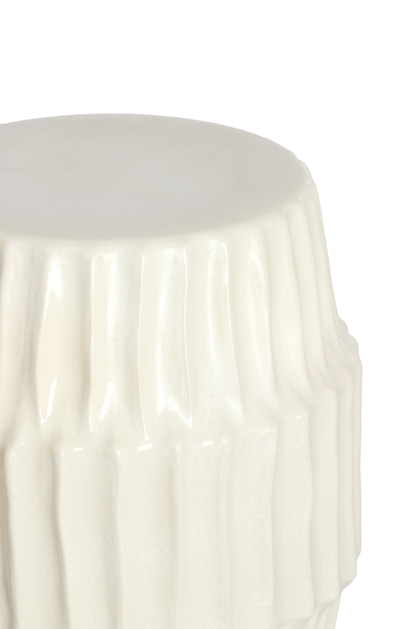 Light & Living - Bijzettafel ISILI - Ø40x52cm - Wit