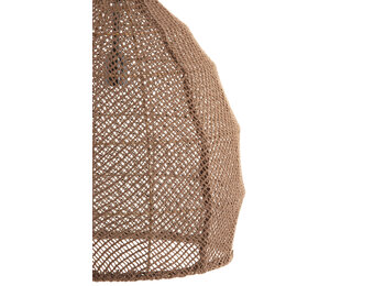 Light & Living - Hanglamp MAKASSAR - Ø50x50cm - Bruin