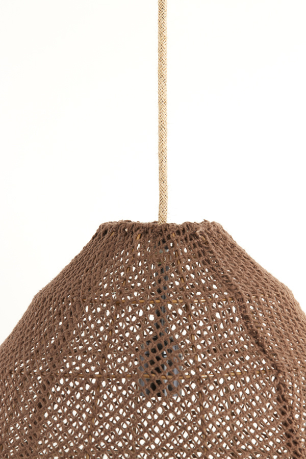 Light & Living - Hanglamp MAKASSAR - Ø50x50cm - Bruin