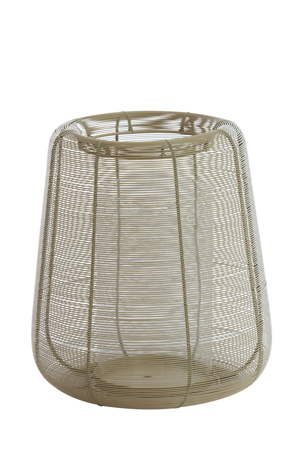 Light & Living - Windlicht ADETA - Ø32x35cm - Bruin