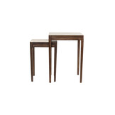 Light & Living - Bijzettafel STIJN - Ø38x53cm - Bruin - Set van 2