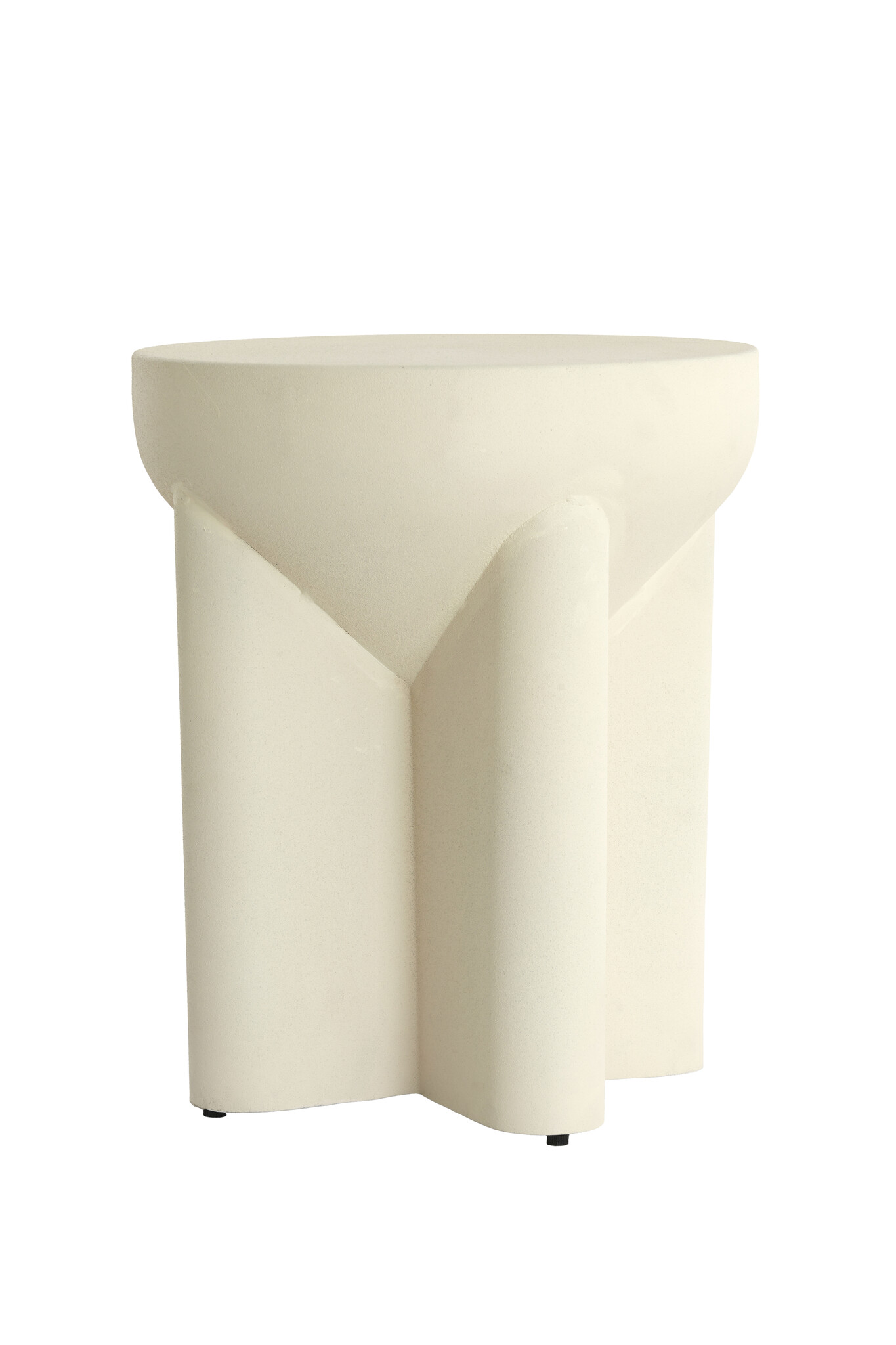 Light & Living - Bijzettafel MIKADO - Ø36x42cm - Wit