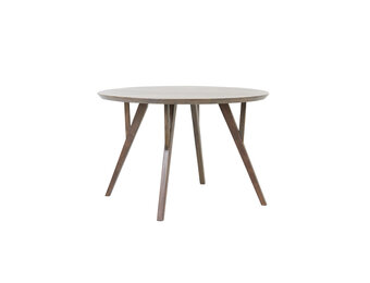 Light & Living - Eettafel QUENZA - Ø140x76cm - Bruin