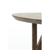 Light & Living - Eettafel QUENZA - Ø140x76cm - Bruin