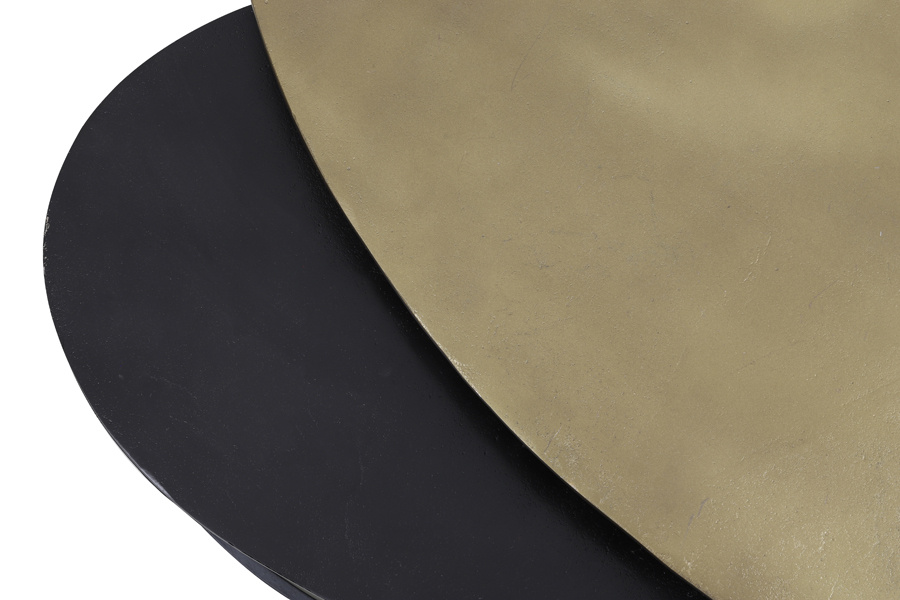 Light & Living - Salontafel PAXSON - 103x60x40cm - Brons - Set van 2