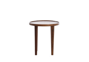 Light & Living - Bijzettafel QIANO - Ø49x49cm - Bruin