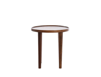 Light & Living - Bijzettafel QIANO - Ø49x49cm - Bruin