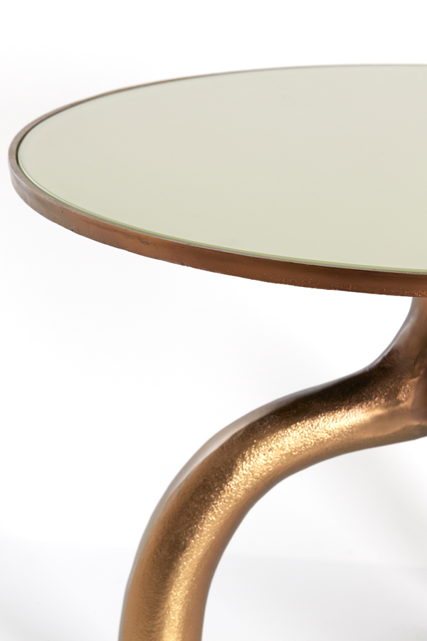 Light & Living - Salontafel MELLO - Ø65x44cm - Bruin