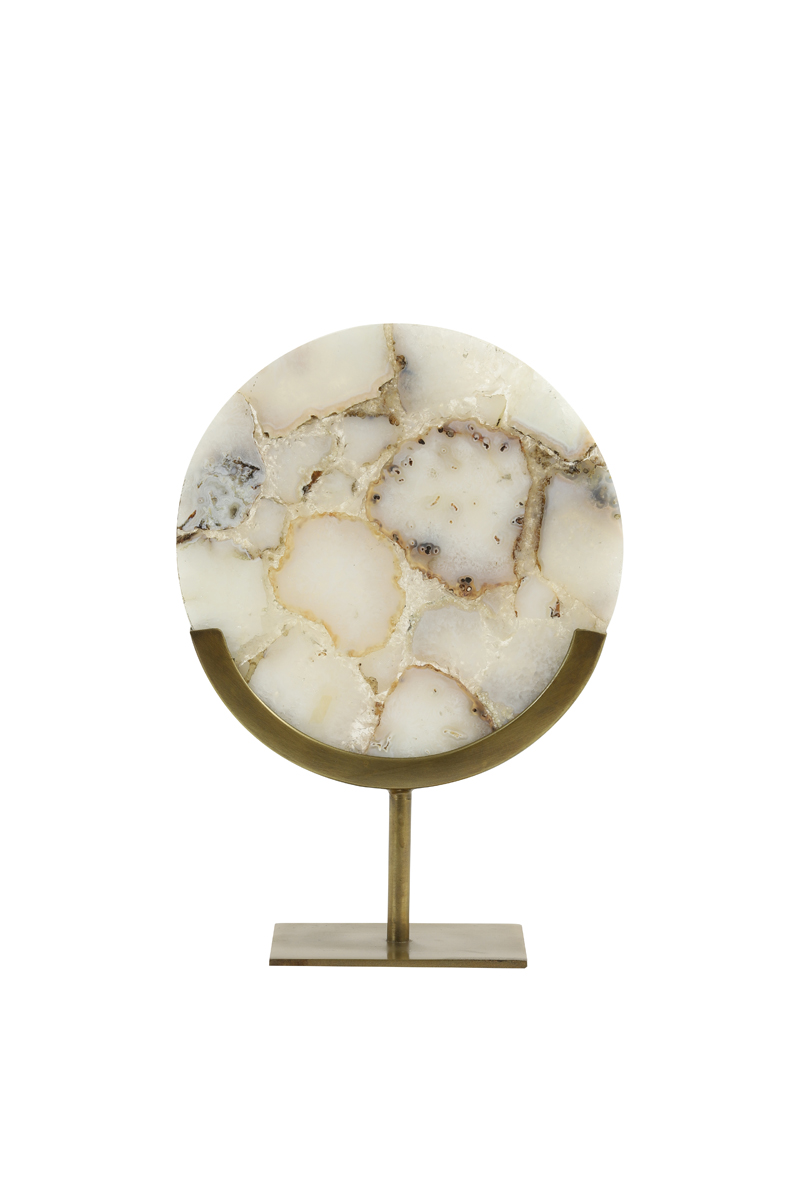 Light & Living - Ornament GOUYA - 25x10x35cm - Wit