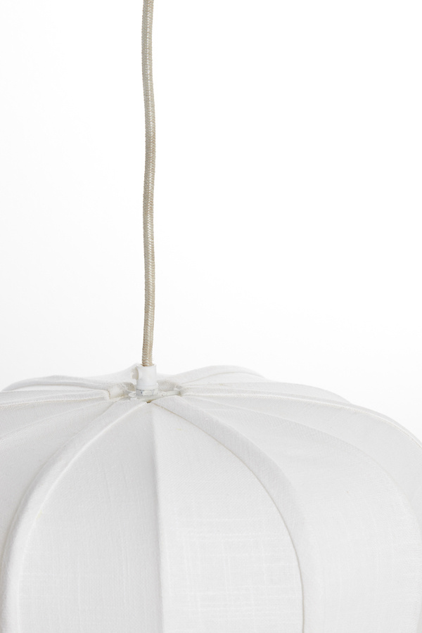 Light & Living - Hanglamp ZUBEDO - Ø40x30cm - Wit