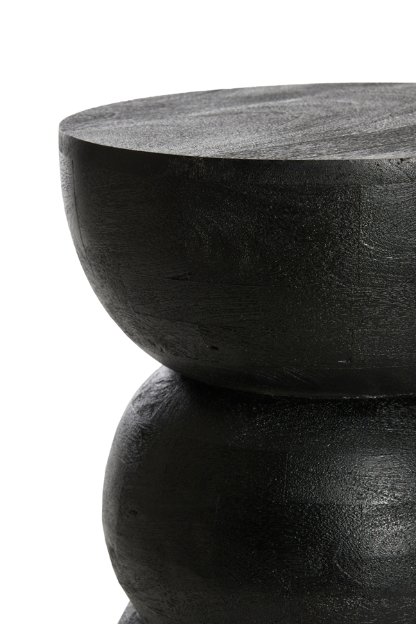 Light & Living - Bijzettafel AZALIO - Ø35x45cm - Zwart