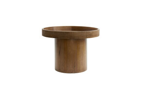 Light & Living - Bijzettafel KALOMO - Ø60x44cm - Bruin