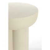 Light & Living - Bijzettafel MIKOLA - Ø46x50cm - Wit