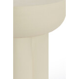 Light & Living - Bijzettafel MIKOLA - Ø46x50cm - Wit