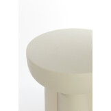Light & Living - Bijzettafel MIKOLA - Ø46x50cm - Wit