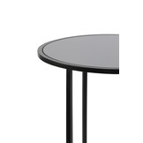 Light & Living - Bijzettafel DUARTE - Ø50x52cm - Zwart - Set van 2
