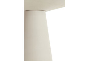 Light & Living - Bijzettafel ABALA - Ø60x41cm - Wit