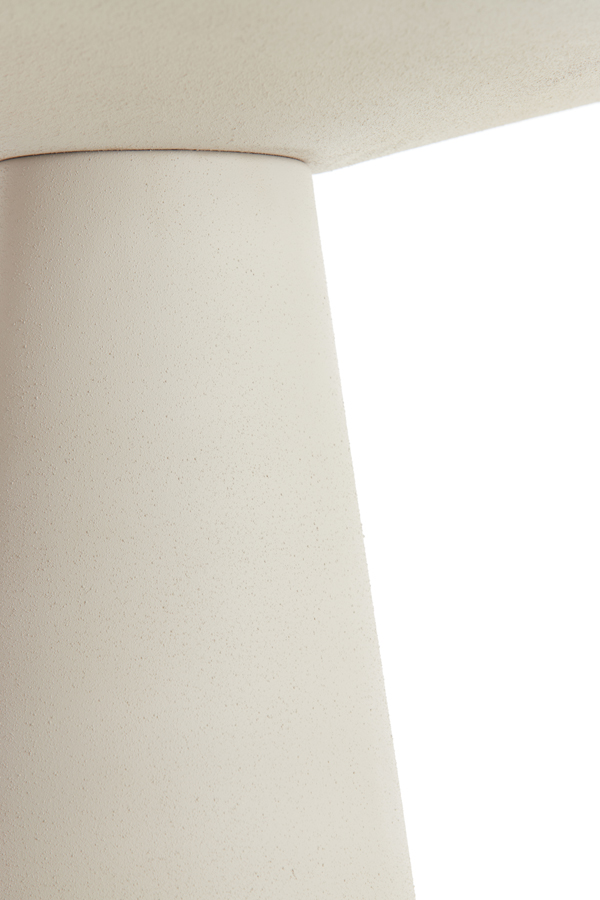 Light & Living - Bijzettafel ABALA - Ø60x41cm - Wit