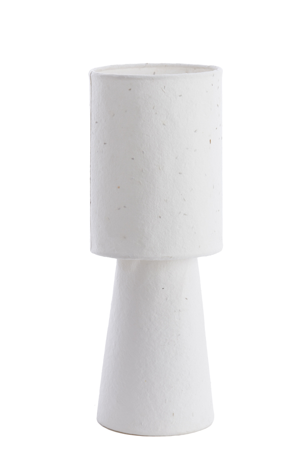 Light & Living - Tafellamp RAENI - Ø16x46.5cm - Wit