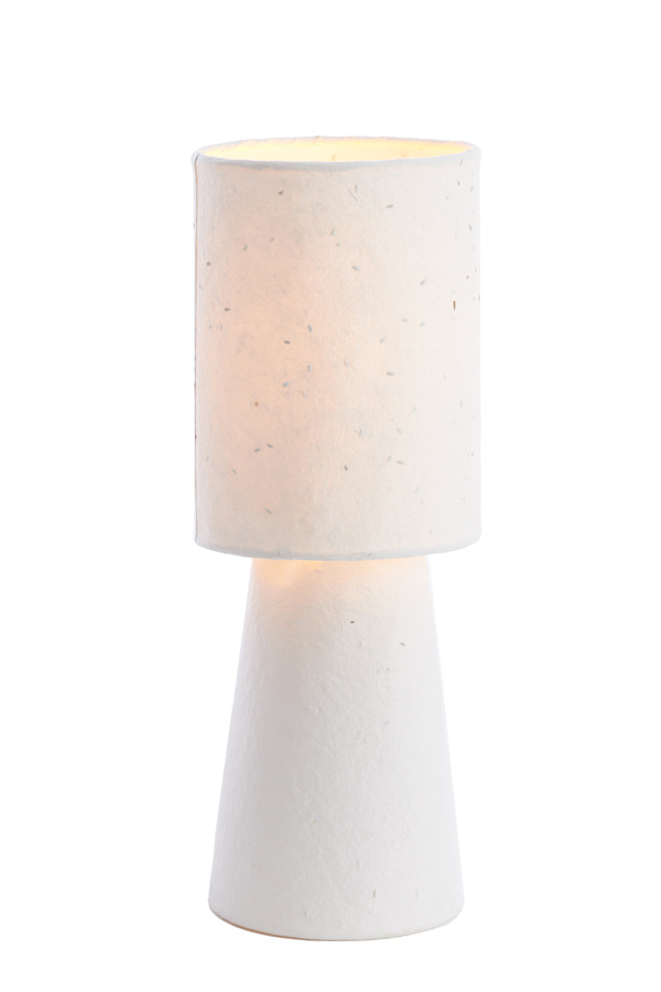 Light & Living - Tafellamp RAENI - Ø16x46.5cm - Wit