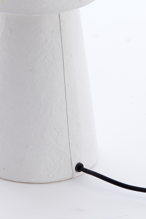 Light & Living - Tafellamp RAENI - Ø16x46.5cm - Wit