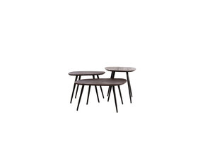 Light & Living - Salontafel VIEJO - 62x42x38cm - Bruin - Set van 3