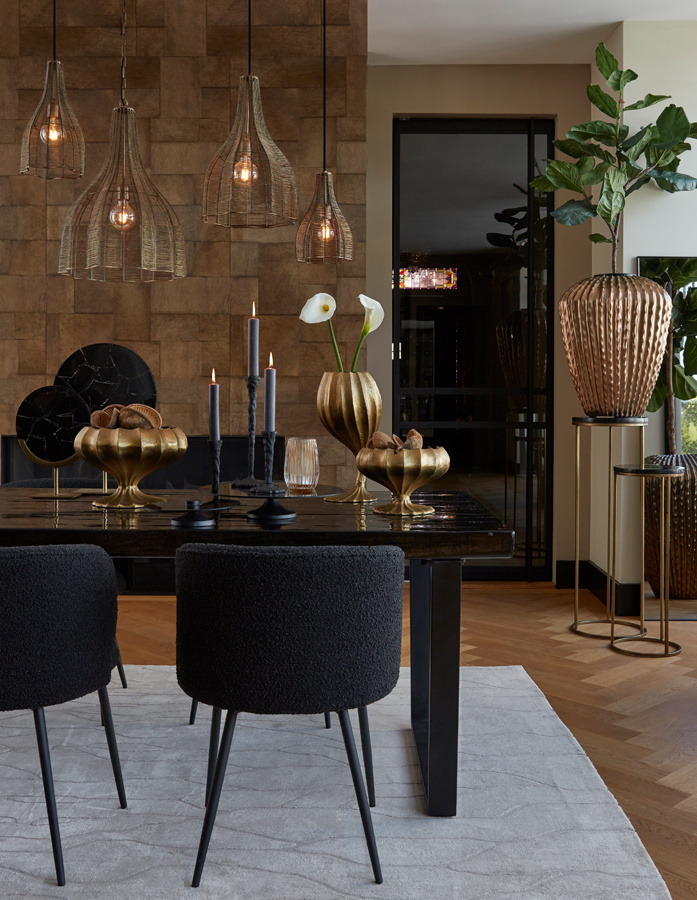 Light & Living - Hanglamp MARIAMA - Ø45x61cm - Brons