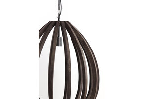Light & Living - Hanglamp BARSIA - Ø50x54cm - Bruin