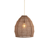 Light & Living - Hanglamp MAKASSAR - Ø42x42cm - Bruin