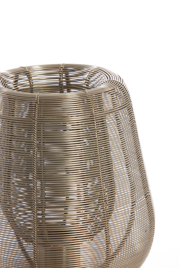 Light & Living - Tafellamp ABOSO - Ø18x42cm - Goud