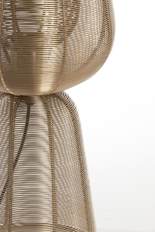 Light & Living - Tafellamp ABOSO - Ø18x42cm - Goud