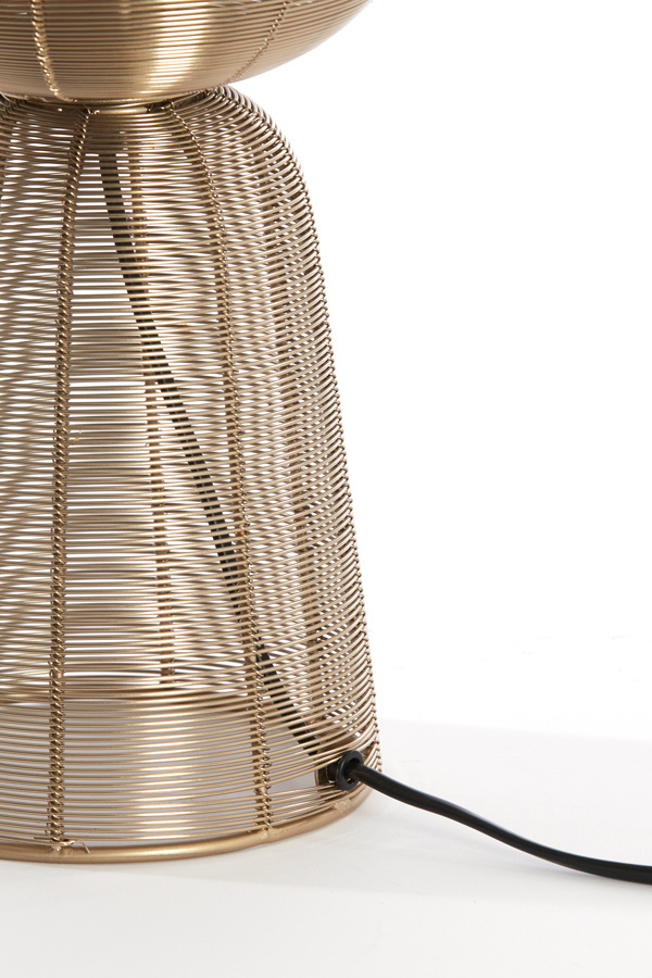 Light & Living - Tafellamp ABOSO - Ø18x42cm - Goud