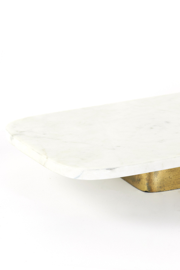 Light & Living - Schaal LABADE - 50x24x7cm - Wit