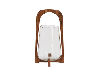 Light & Living - Windlicht ANOSY - Ø26x48cm - Bruin