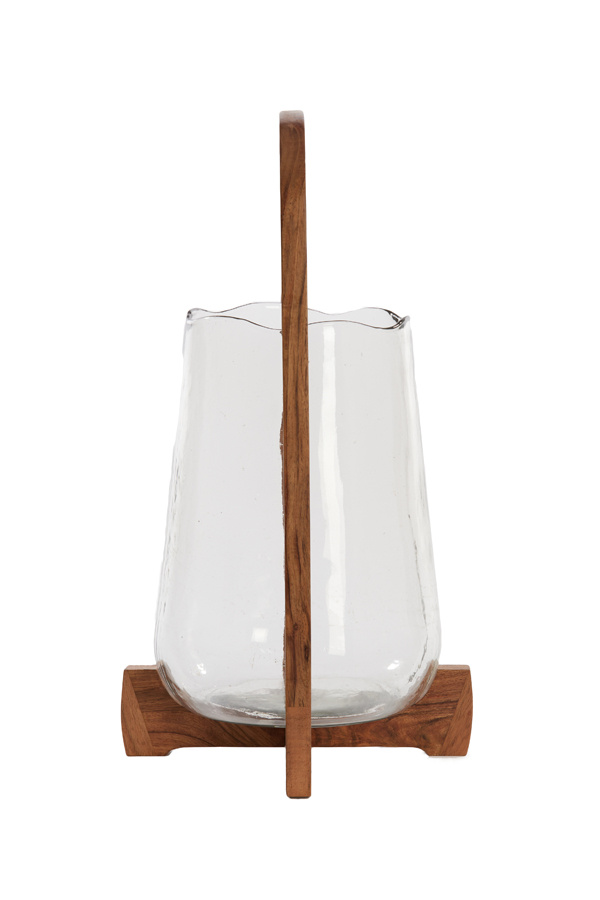 Light & Living - Windlicht ANOSY - Ø26x48cm - Bruin