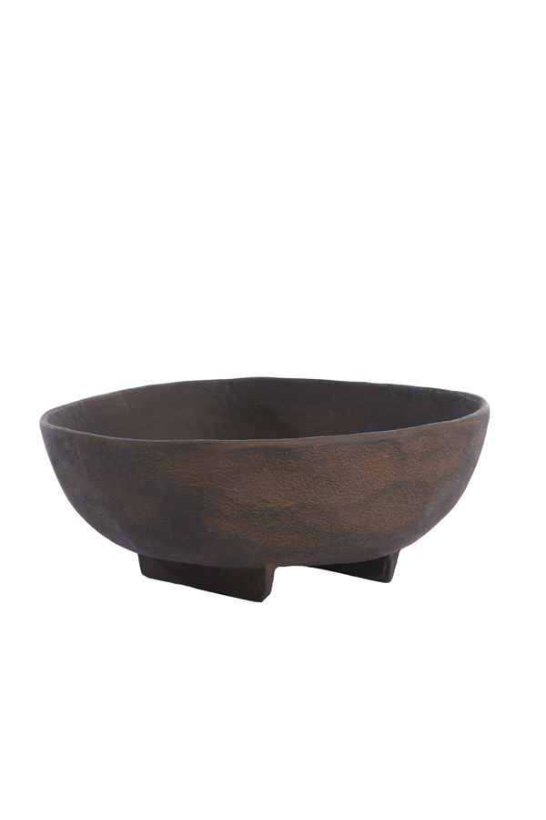 Light & Living - Schaal ROSANA - 27x26.5x11.5cm - Bruin