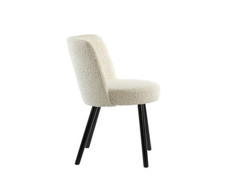 Light & Living - Eetkamerstoel ECKLEY - 56x47x79cm - Wit - Set van 2