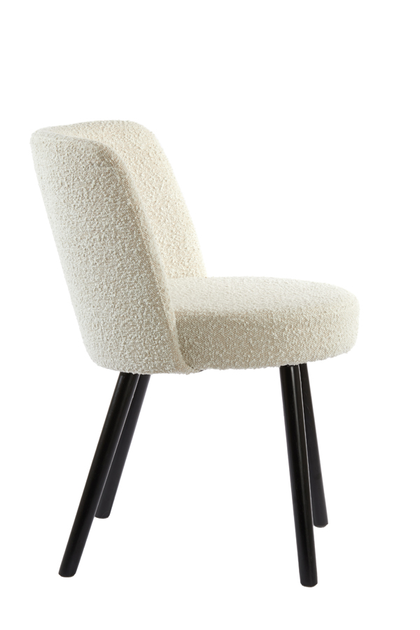 Light & Living - Eetkamerstoel ECKLEY - 56x47x79cm - Wit - Set van 2