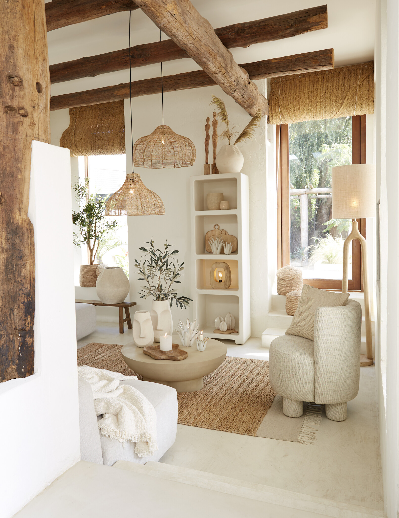 Light & Living - Kast NALUNO - 60x35x190cm - Wit