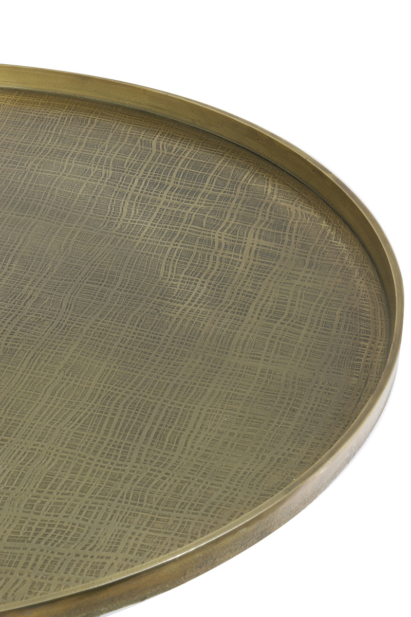 Light & Living - Salontafel POPETA - Ø75x35cm - Brons