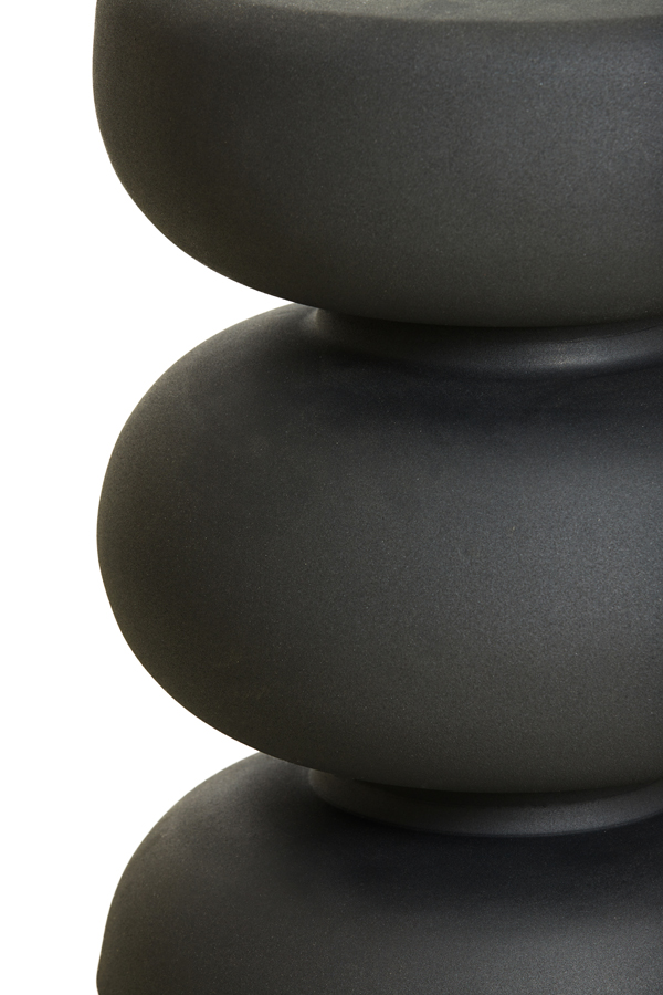 Light & Living - Bijzettafel KOBODO - Ø35x46cm - Zwart