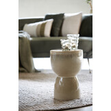 Light & Living - Bijzettafel FINCA - Ø28.5x42cm - Wit