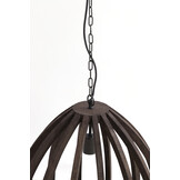 Light & Living - Hanglamp BARSIA - Ø40x42cm - Bruin