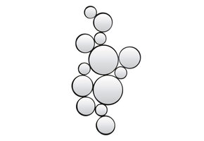 Light & Living - Spiegel CIELO - 127x3.5x64.5cm - Zwart