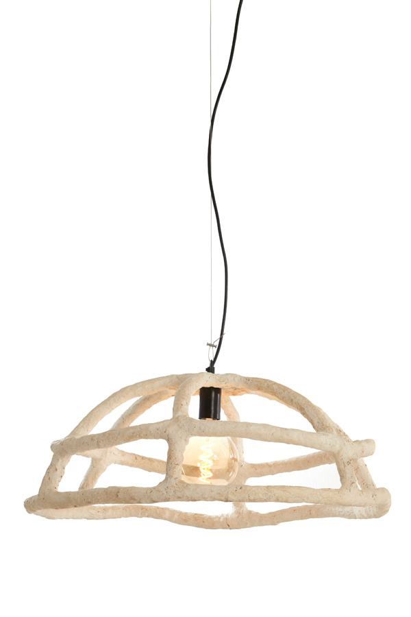 Light & Living - Hanglamp PORILA - Ø70x38cm - Bruin