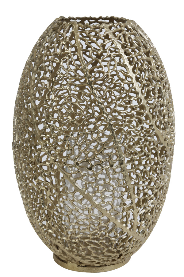Light & Living - Windlicht SINULA - Ø33x51cm - Goud