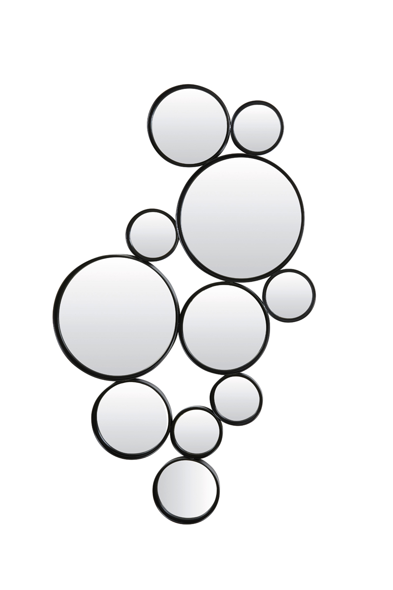 Light & Living - Spiegel CIELO - 99x3.5x57.5cm - Zwart